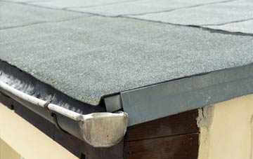 repair or replace Ebdon flat roofing?